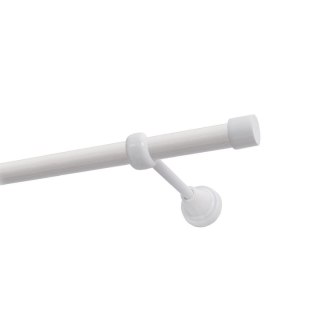 KARNISZ POJEDYNCZY FI 19 MM BIAŁY 200 CM LUNA KOWALSKI