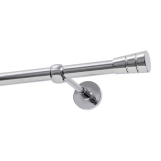 KARNISZ POJEDYNCZY FI 19 MM CHROM 160 CM STOŻEK KOWALSKI