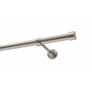 KARNISZ POJEDYNCZY FI 19 MM EFEKT STALI NIERDZEWNEJ 240 CM LUNA KOWALSKI
