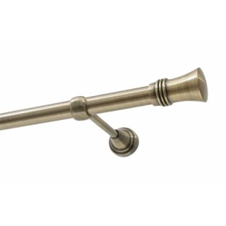 KARNISZ POJEDYNCZY FI 19 MM MOSIĄDZ ANTYCZNY 480 CM CAPRI KOWALSKI