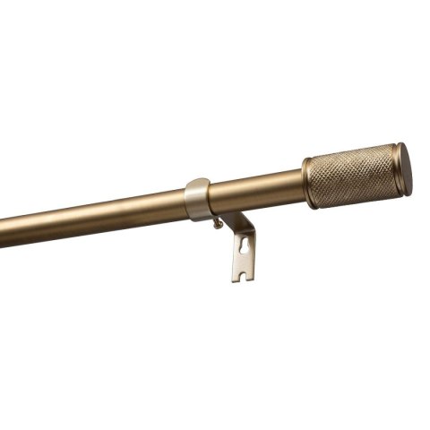 KARNISZ ROZSUWANY POJEDYNCZY FI 19 MM GAMA ZŁOTY 140-220 CM KOWALSKI