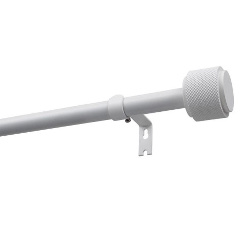KARNISZ ROZSUWANY POJEDYNCZY FI 19 MM OMEGA BIAŁY 140-220 CM KOWALSKI