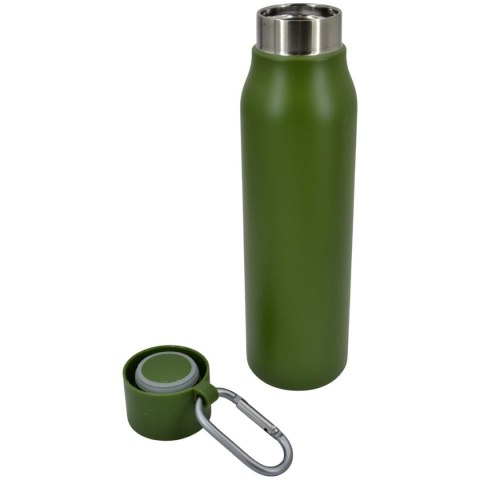 BUTELKA TERMICZNA TERMOS 550ML Z KARABIŃCZYKIEM ZIELONA STAMINA