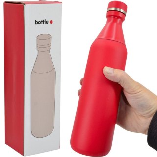 BUTELKA TERMICZNA TURYSTYCZNA FITNESS 550ML CZERWONA STAMINA