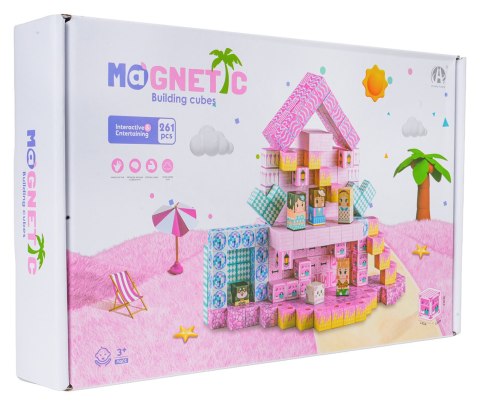 Zestaw Kostek Magnetycznych, Klocki Magnetyczne 261el.