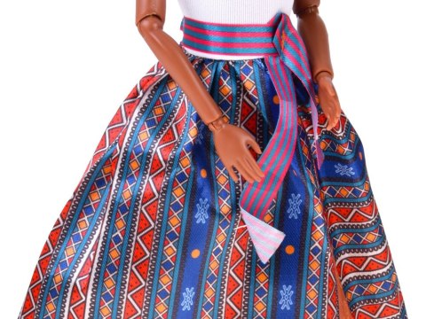 Anlily Lalka w barwnej stylizacji afrykańskiego święta Kwanzaa ZA6222