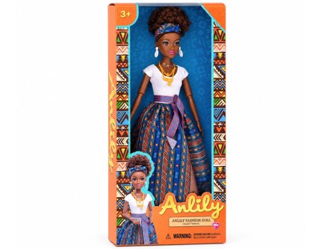 Anlily Lalka w barwnej stylizacji afrykańskiego święta Kwanzaa ZA6222