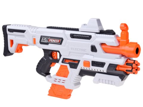 Pistolet 2w1 na piankowe naboje 24szt. - tryb elektryczny i manualny ZA6255