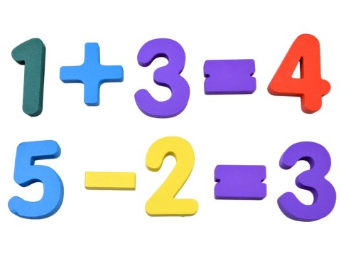 Puzzle drewniane CYFERKI matematyka - układanka edukacyjna 15ele ZA6238