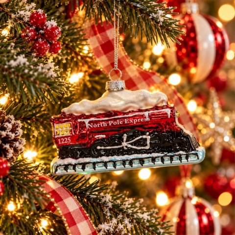 BOMBKA SZKLANA FORMÓWKA EKSPRES POLARNY SASKA GIFT & DECOR