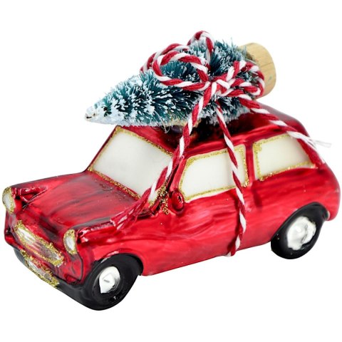 BOMBKA SZKLANA FORMÓWKA SAMOCHÓD SASKA GIFT & DECOR