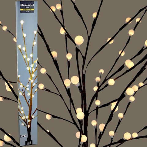 DRZEWKO DEKORACYJNE 144LED 150CM BROWN