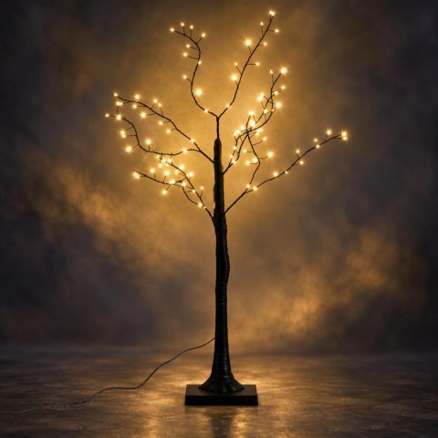 DRZEWKO DEKORACYJNE 150LED 120CM BLACK LUCA