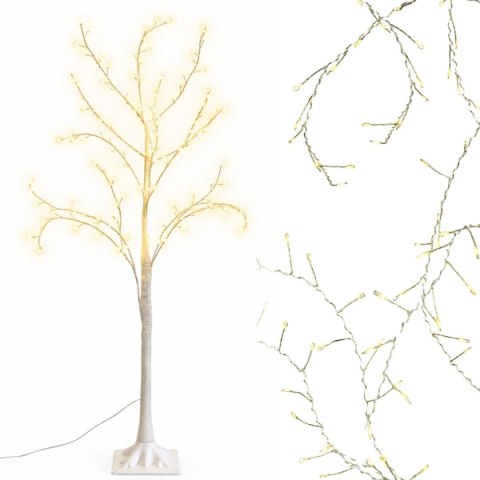 DRZEWKO DEKORACYJNE 180LED 150CM WHITE LUCA