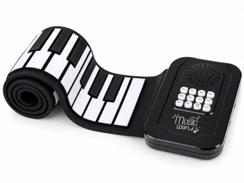 Elektroniczny KEYBOARD rozwijany dla dzieci na macie 37 klawiszy IN0188