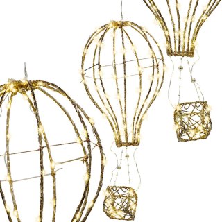 FIGURKA DEKORACYJNA BALON 80LED 38CM