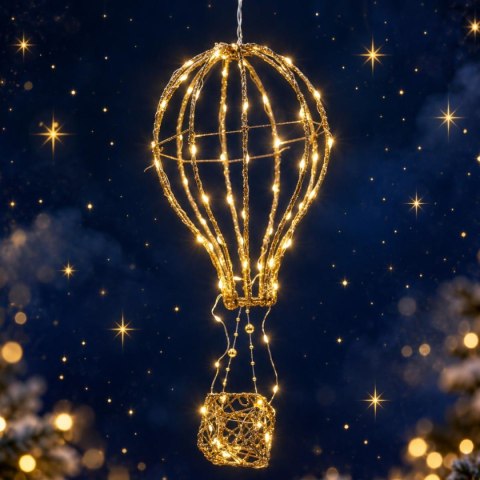 FIGURKA DEKORACYJNA BALON 80LED 38CM