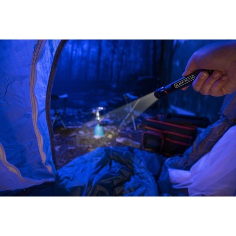 LATARKA TAKTYCZNA ALUMINIOWA 3,5W 200LUMENÓW BLACK + DECKER
