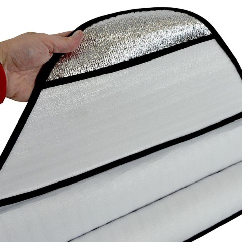 ANTYSZRONOWA PRZECIWSŁONECZNA OSŁONA NA SZYBY 145x90CM DUNLOP
