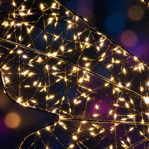 FIGURKA DEKORACYJNA MOTYL 600LED 60CM LUCA CIEPŁY BIAŁY