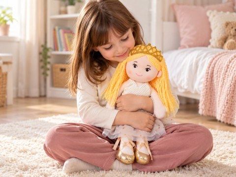 Lalka szmaciana baletnica LILA 40cm materiałowa szmacianka