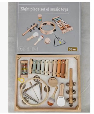 MEGA Drewniany Zestaw Instrumentów