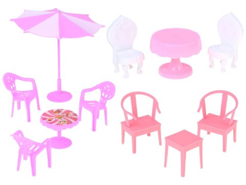Domek dla lalek WILLA LED ze zjeżdżalnią 250ele - mebelki i figurki ZA6562