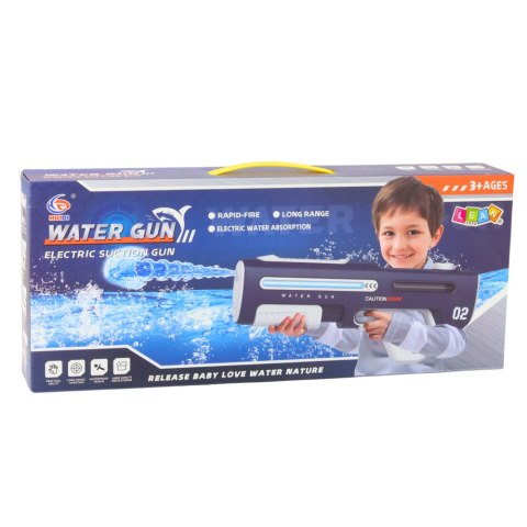 Elektryczny Automatyczny Pistolet Karabin Na Wodę Szary 42cm