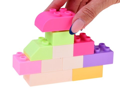 Klocki konstrukcyjne półmiękkie i sensoryczne w pudełku 41szt.