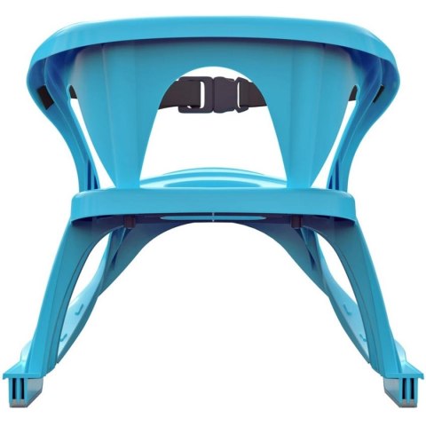 SANKI PLASTIKOWE Z OPARCIEM 88x45x42CM NIEBIESKIE