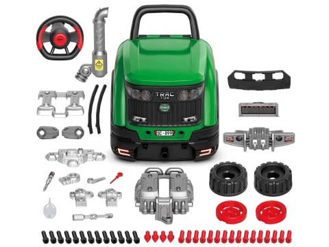Zestaw Mechanika TRAKTOR Ciągnik Silnik Do Rozkręcania Warsztat Ciężarówka Efekt Światła Dźwięku Dymu