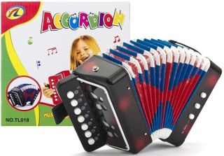 Akordeon Dla Dzieci Instrument Muzyczny Harmonia Melodie Czarny