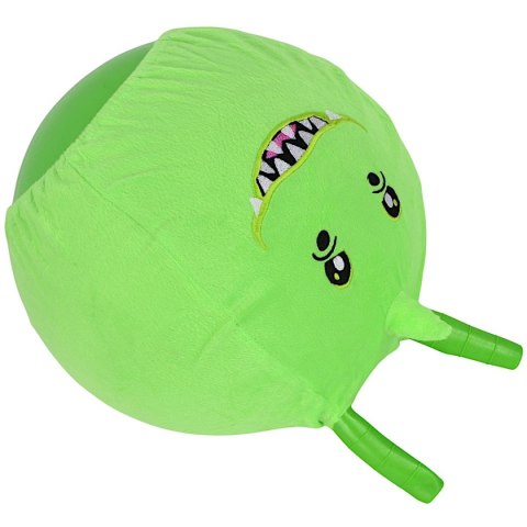 PIŁKA DO SKAKANIA Z ROGAMI 30CM DINOZAUR ZIELONA
