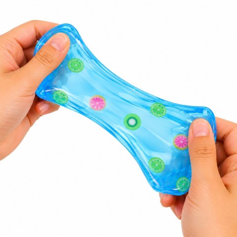Gniotek Antystresowy Kostka Lodu Ice Cube Squishy Przezroczysty Owoce 5cm