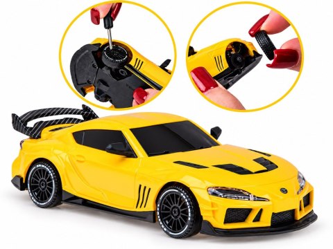 Samochód zdalnie sterowany Toyota Supra Drift 1:43 4x4, LED, szybki RC0803