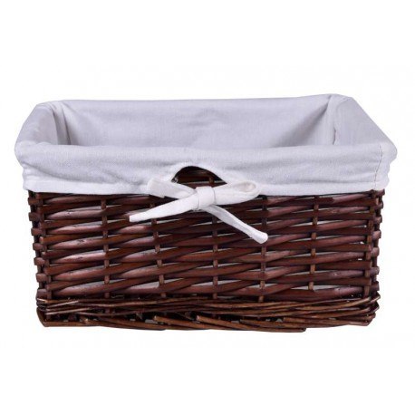 Koszyk wiklinowy 30x20x15 cm brązowy