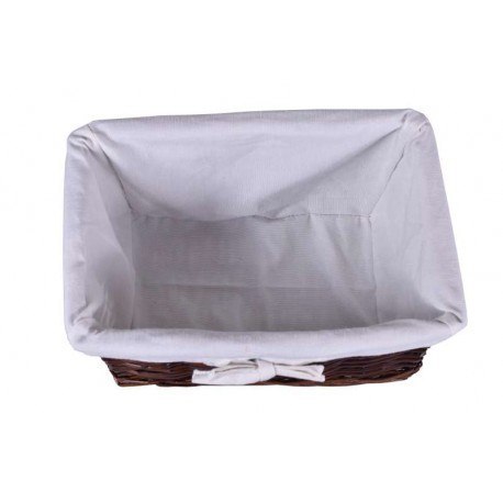 Koszyk wiklinowy 30x20x15 cm brązowy