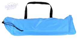 Leżak turystyczny plażowy składany Olek - niebieski