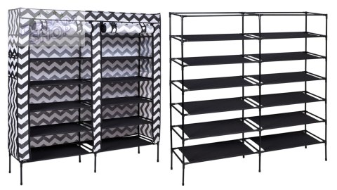 Szafa tekstylna na buty Gabi - zebra Szafa tekstylna na buty Gabi - zebra