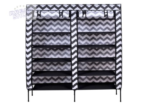 Szafa tekstylna na buty Gabi - zebra Szafa tekstylna na buty Gabi - zebra