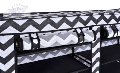 Szafa tekstylna na buty Gabi - zebra Szafa tekstylna na buty Gabi - zebra