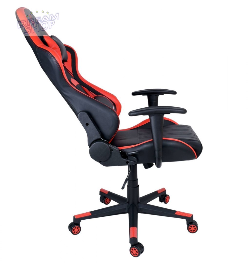Fotel gamingowy biurowy SHADOW GAMER czarno-czerwony Fotel gamingowy biurowy SHADOW GAMER czarno-czerwony