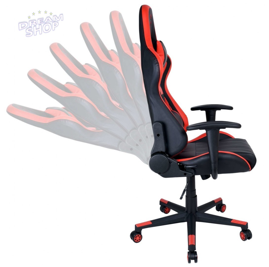 Fotel gamingowy biurowy SHADOW GAMER czarno-czerwony Fotel gamingowy biurowy SHADOW GAMER czarno-czerwony