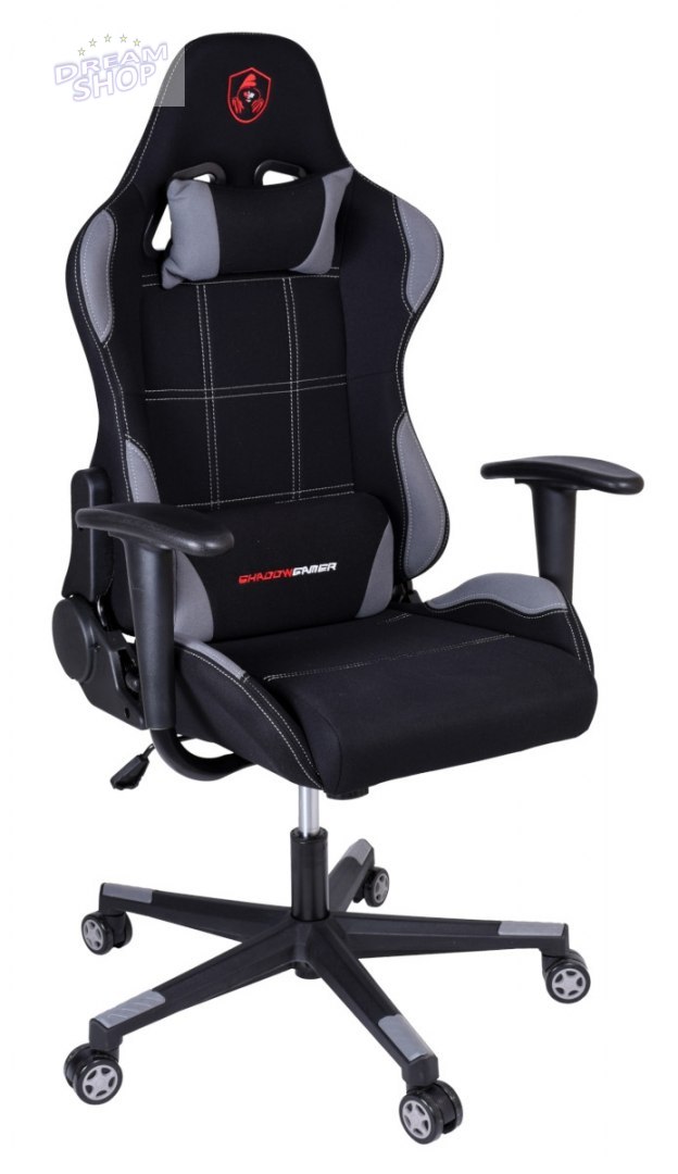 Fotel gamingowy biurowy SHADOW GAMER czarno-szary Fotel gamingowy biurowy SHADOW GAMER czarno-szary