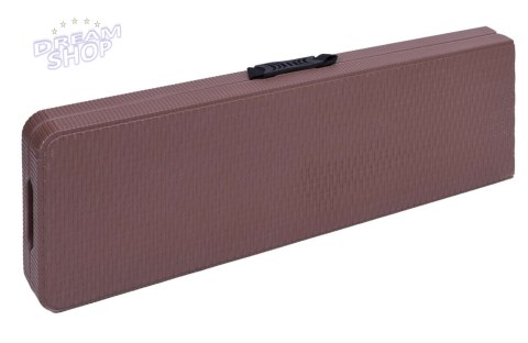 Składana ławka cateringowa rattan brązowa Składana ławka cateringowa rattan brązowa