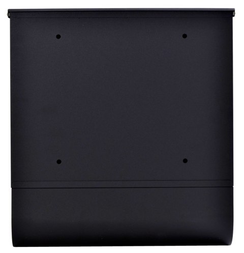 Skrzynka na listy HANS z gazetnikiem czarna