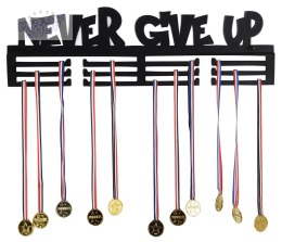 Wieszak na medale - NEVER GIVE UP