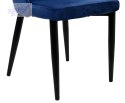 Krzesło aksamitne Lorient Velvet Granatowy