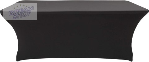 Pokrowiec stołu cateringowego 180cm CZARNY
