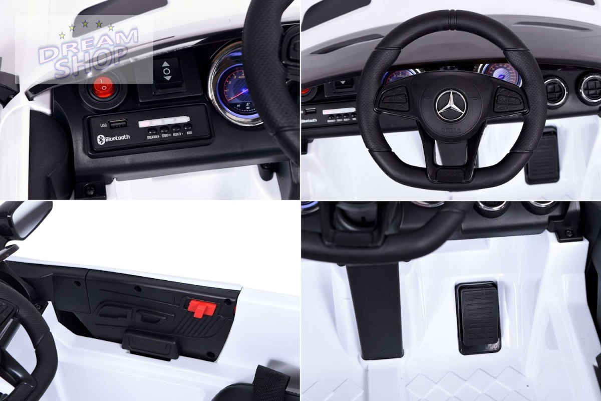Samochodzik MERCEDES AMG GTR biały Samochodzik MERCEDES AMG GTR biały